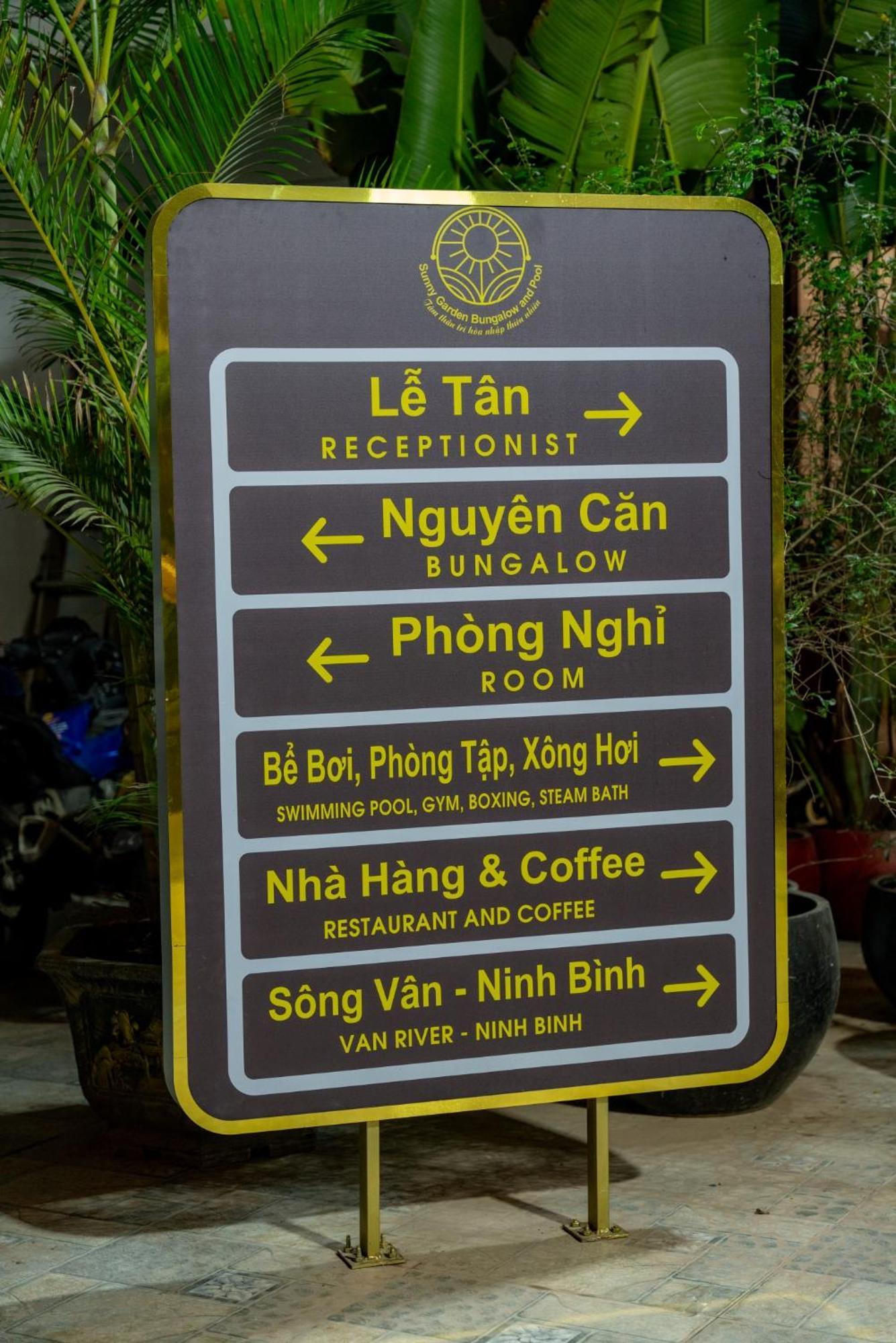 Sunny Bungalow & Hotel Ninh Binh Eksteriør billede